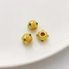 Miếng Đệm Hạt 18K Mờ Vàng Giữ Màu, Lỗ Lớn Bánh Xe, Dây Vòng Tay và Cổ - 21.160đ 10