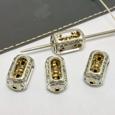 Miếng Đệm Hạt Bạc Tây Tạng 6 Xương Rồng Mantra Vajra Hợp Kim, Giá 42.879₫ 8 Miếng Đệm Hạt Bạc Tây Tạng 6 Xương Rồng Mantra Vajra Hợp Kim, Giá 42.879₫ 8