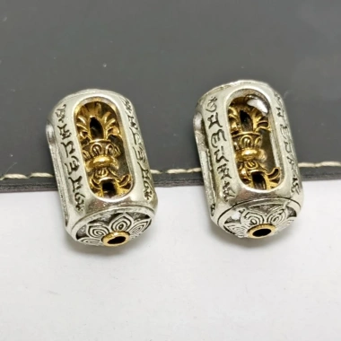 Miếng Đệm Hạt Bạc Tây Tạng 6 Xương Rồng Mantra Vajra Hợp Kim, Giá 42.879₫ 9 Miếng Đệm Hạt Bạc Tây Tạng 6 Xương Rồng Mantra Vajra Hợp Kim, Giá 42.879₫ 9