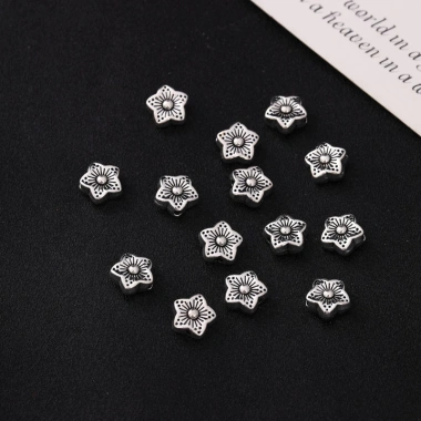 Miếng Đệm Hạt Bạc Trái Tim & Hoa - DIY Phụ Kiện Độc Đáo, Giá 27.048 VND 19 Miếng Đệm Hạt Bạc Trái Tim & Hoa - DIY Phụ Kiện Độc Đáo, Giá 27.048 VND 19