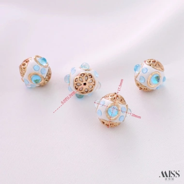 Miếng Đệm Hạt Đề Can Inba DIY, vòng tay và vòng cổ phụ kiện, giá ưu đãi 27.437₫ 11