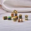 Miếng Đệm Hạt Hình Thùng Phương Pháp Cổ Xưa Men Vàng Handmade Tự Làm Giá 37.309đ