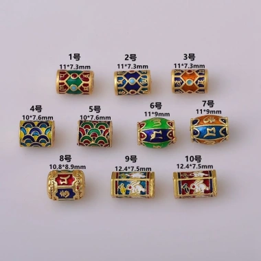 Miếng Đệm Hạt Hình Thùng Phương Pháp Cổ Xưa Men Vàng Handmade Tự Làm Giá 37.309đ 2