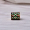 Miếng Đệm Hạt Hình Thùng Phương Pháp Cổ Xưa Men Vàng Handmade Tự Làm Giá 37.309đ 3