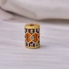 Miếng Đệm Hạt Hình Thùng Phương Pháp Cổ Xưa Men Vàng Handmade Tự Làm Giá 37.309đ 8