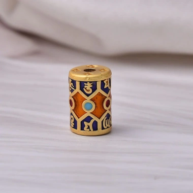 Miếng Đệm Hạt Hình Thùng Phương Pháp Cổ Xưa Men Vàng Handmade Tự Làm Giá 37.309đ 8