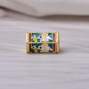 Miếng Đệm Hạt Hình Thùng Phương Pháp Cổ Xưa Men Vàng Handmade Tự Làm Giá 37.309đ 11