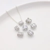 Miếng Đệm Hạt Thùng Hạt Tự Làm Vàng Trắng Kẻ Sọc Zircon - Giá ưu đãi 26.787đ 3