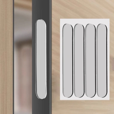 Miếng đệm silicon 3-5 gói - Chống va chạm, dán chắc, chống trượt cho ô tô, nhà