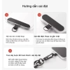 Miếng gắn dây đeo điện thoại siêu mỏng 0,45 mm - Phù hợp mọi dây, bền chắc, lắp nhanh, giá ưu đãi 19.800đ 7