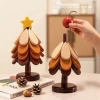 Miếng lót cách nhiệt gỗ chống nóng bảo vệ bàn ăn hình cây thông, không trầy, giảm còn 98.900 VND 3
