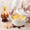 Miếng lót cách nhiệt gỗ chống nóng bảo vệ bàn ăn hình cây thông, không trầy, giảm còn 98.900 VND 6