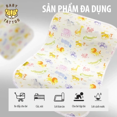Miếng Lót Chống Thấm BABY TATTOO 3 Lớp Thoáng Khí Giá 249.000 VND Giảm Giá 7