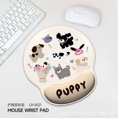 Miếng Lót Cổ Tay Anime Dễ Thương Cô Gái Hồng - Chống Trơn Trượt, Mềm Bàn Phím ITDX 8