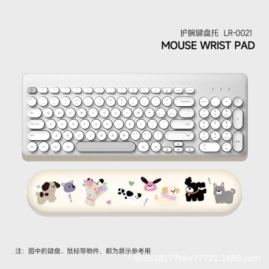 Miếng Lót Cổ Tay Anime Dễ Thương Cô Gái Hồng - Chống Trơn Trượt, Mềm Bàn Phím ITDX 9