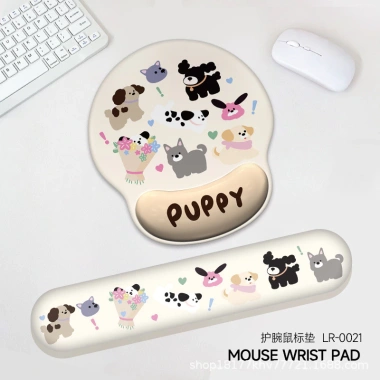 Miếng Lót Cổ Tay Anime Dễ Thương Cô Gái Hồng - Chống Trơn Trượt, Mềm Bàn Phím ITDX 10