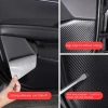 Miếng Lót Da Carbon cho Mazda 3 2.020‑2.026 – Chống Dính, Trang Trí Cửa Sang Trọng 5
