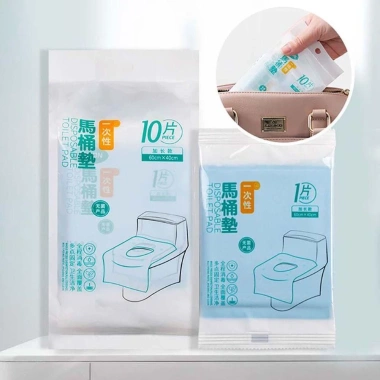 Miếng Lót Giấy POKINGE Tự Dính Di Động Vô Trùng - Dán Đệm Vệ Sinh Phòng Tắm Du Lịch, Nhà Vệ Sinh, Bao Da 55k 9