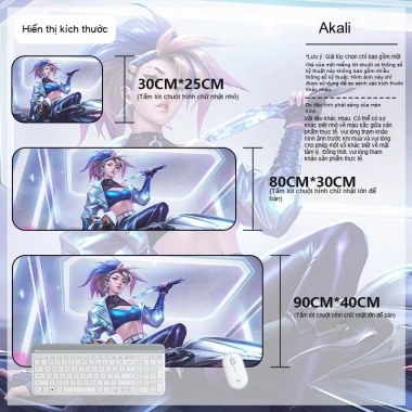 Miếng Lót Siêu Dày Anime Liên Minh Huyền Thoại - Bàn Phím & Chuột LOL 88.880₫ 9