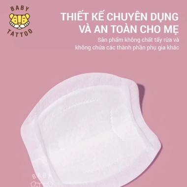 Miếng Lót Thấm Hút Sữa BABY TATTOO 24 Miếng - Giải Pháp Cho Mẹ Sau Sinh, Cho Con Bú, Giá Ưu Đãi 110.000₫ 2 Miếng Lót Thấm Hút Sữa BABY TATTOO 24 Miếng - Giải Pháp Cho Mẹ Sau Sinh, Cho Con Bú, Giá Ưu Đãi 110.000₫ 2