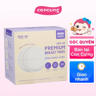 Miếng lót thấm sữa cao cấp Aga-ae - Siêu thấm, không rò rỉ, giá ưu đãi 99.000đ 2