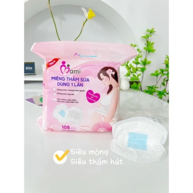 Miếng lót thấm sữa Mamicare 108 miếng – Hút sữa, chống tràn, bám dính Uni Baby, chỉ 125k 5