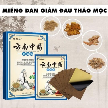 Miếng Pad Dán Giảm Đau Cơ Khớp 10 Hộp - Cao Dán Nóng, Thảo Mộc, Giảm Nhức Cổ Vai Gáy Lưng, Giá 60.000₫ 10