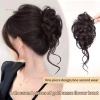 Miếng Scrunchy Tóc Giả Bun Chignon Xoăn Dễ Tháo Lắp - Phong Cách Nữ Tính