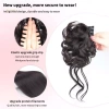 Miếng Scrunchy Tóc Giả Bun Chignon Xoăn Dễ Tháo Lắp - Phong Cách Nữ Tính 4