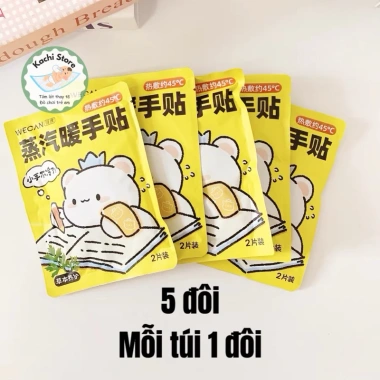 Miếng sưởi ấm tay thảo dược WECAN dùng 1 lần găng tay giữ nhiệt chống lạnh chỉ 110k 10
