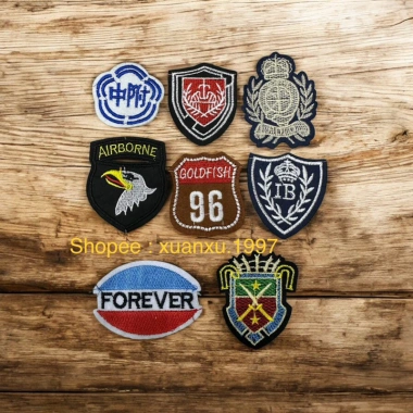 Miếng Vá Áo Thêu Hình Thời Trang ủi Nhiệt Patch Vải Logo Thêu Giá 7.500₫