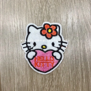 Miếng vá Hellokitty thêu keo ủi nhiệt - Patch dán áo dễ dán, giá 14.000 VND 4