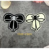 Miếng vá quần áo rách hình nơ sticker logo thêu - Giá 9.000đ, giảm từ 10.980đ
