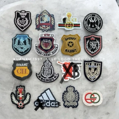Miếng vá quần áo rách thêu vải ủi nhiệt: Nhiều mẫu gắn ngực áo nam, sticker thêu, giá chỉ 7.600đ