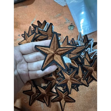 Miếng vá quần áo sao nâu ủi nhiệt - Patch logo thêu, dán nhanh, 6.000 VND giảm từ 7.320 VND 2