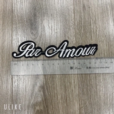 Miếng vá ủi nhiệt combo 3 mẫu thêu logo, chữ patch vải – chỉ 30.000₫