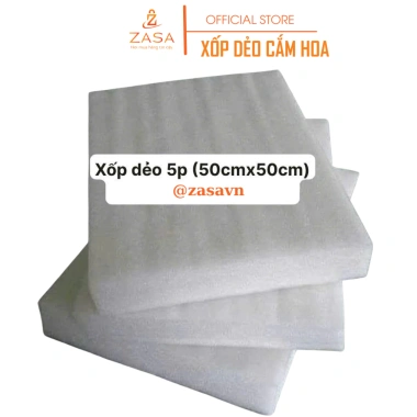 Miếng Xốp Dẻo Cắm Hoa 5cm Dày Kích Thước 25x50 & 50x50 Giá 30.000 VND Zasavn