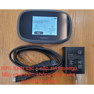 MiFi 8.800L - Bộ Phát Wifi 4G Verizon Inseego Jetpack, Tốc độ cao, Pin lâu, Giá chỉ 385.000₫ 5