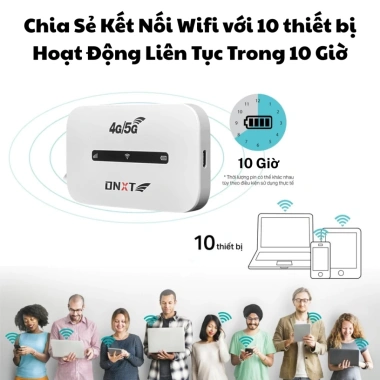 MIFI M9 Wifi Bỏ Túi 4G LTE, Pin 3.000mAh, Phát liên tục 9-10h, Giá chỉ 435.000₫