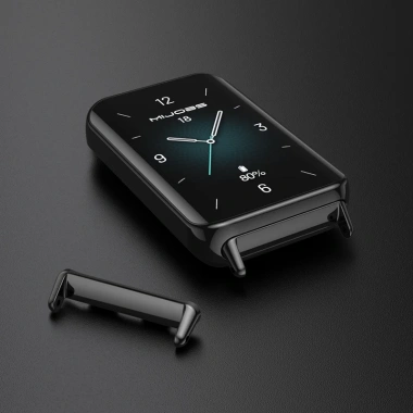 MIJOBS Dây đeo thể thao TPU chống nước cho Honor Band 10/9 Vòng tay nữ kim loại, kết nối nhanh 2