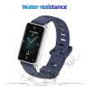 MIJOBS Dây đeo thể thao TPU chống nước cho Honor Band 10/9 Vòng tay nữ kim loại, kết nối nhanh 4