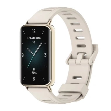 MIJOBS Dây đeo thể thao TPU chống nước cho Honor Band 10/9 Vòng tay nữ kim loại, kết nối nhanh 6