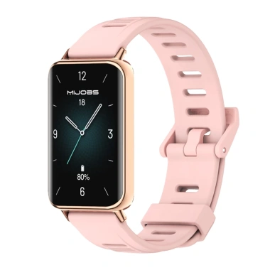 MIJOBS Dây đeo thể thao TPU chống nước cho Honor Band 10/9 Vòng tay nữ kim loại, kết nối nhanh 8