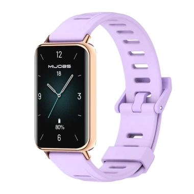 MIJOBS Dây đeo thể thao TPU chống nước cho Honor Band 10/9 Vòng tay nữ kim loại, kết nối nhanh 9