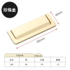 Ming Tay Cầm Sáng Tatami Kéo Cửa Sang Trọng Khóa Vô Hình Hợp Kim Nhôm 129.031đ 10