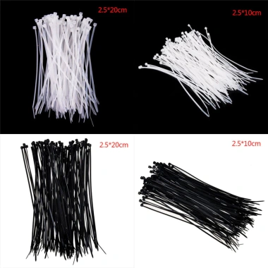 Mingxuan2 100 Đai Dây Cáp Nylon Đen Trắng Khóa Kéo Tự Khóa - Giá chỉ 30.400₫ Mingxuan2 100 Đai Dây Cáp Nylon Đen Trắng Khóa Kéo Tự Khóa - Giá chỉ 30.400₫
