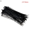 Mingxuan2 100 Đai Dây Cáp Nylon Đen Trắng Khóa Kéo Tự Khóa - Giá chỉ 30.400₫ 9
