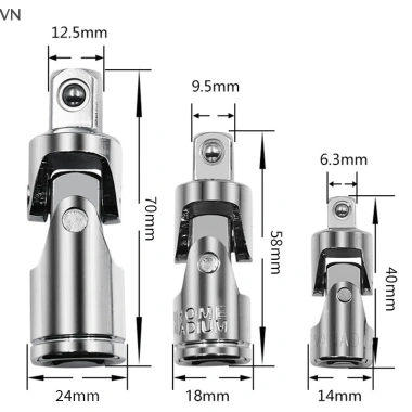 Mingxuan2 1PC Bộ chuyển đổi khí nén đa năng, uốn cong, khớp ratchet góc mở rộng - Dụng cụ ổ cắm Adapter 5 Mingxuan2 1PC Bộ chuyển đổi khí nén đa năng, uốn cong, khớp ratchet góc mở rộng - Dụng cụ ổ cắm Adapter 5