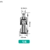 Mingxuan2 1PC Bộ chuyển đổi khí nén đa năng, uốn cong, khớp ratchet góc mở rộng - Dụng cụ ổ cắm Adapter 10