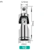 Mingxuan2 1PC Bộ chuyển đổi khí nén đa năng, uốn cong, khớp ratchet góc mở rộng - Dụng cụ ổ cắm Adapter 12